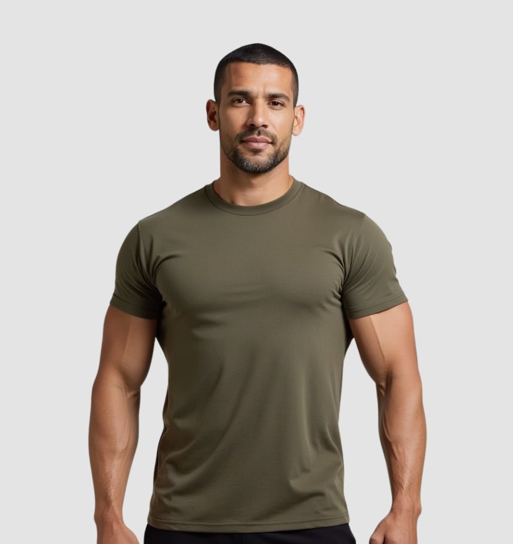 Tricou Premium - Kaki