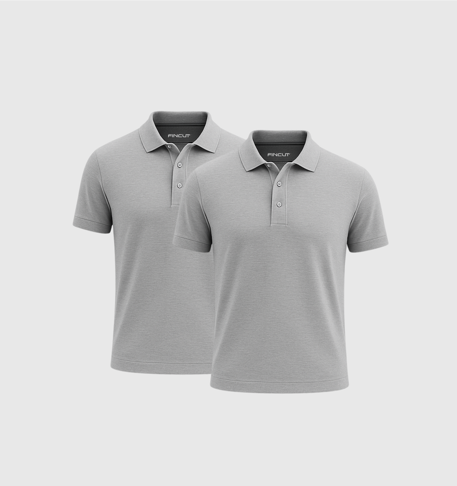 Pachet de 2 tricouri Polo - Gri