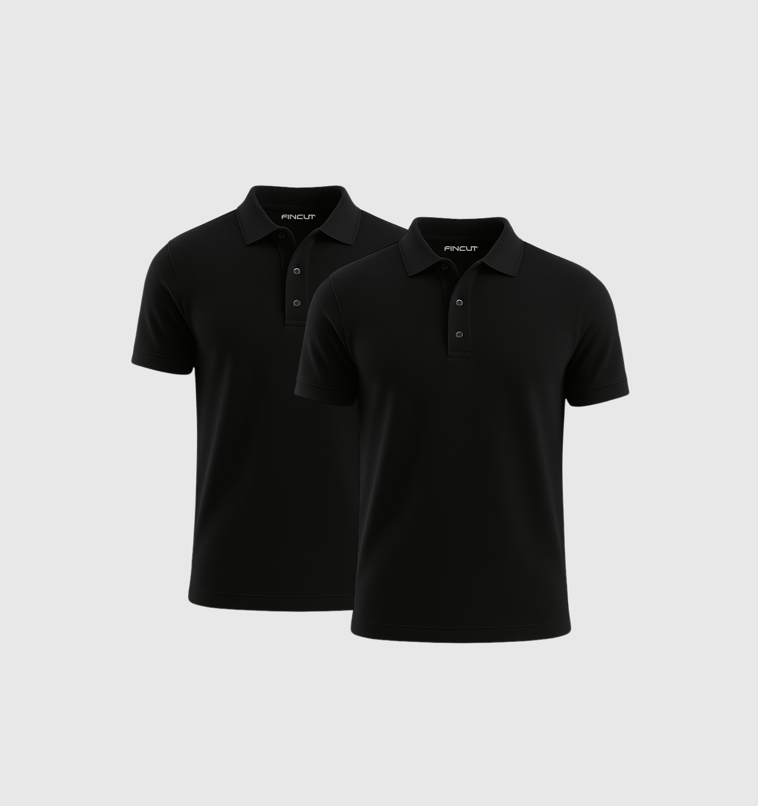 Pachet de 2 tricouri Polo - Negru