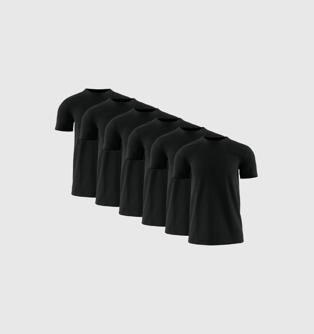 Pachet de 6 - Negru