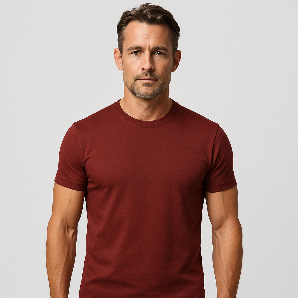Tricou Premium  - Bordeaux